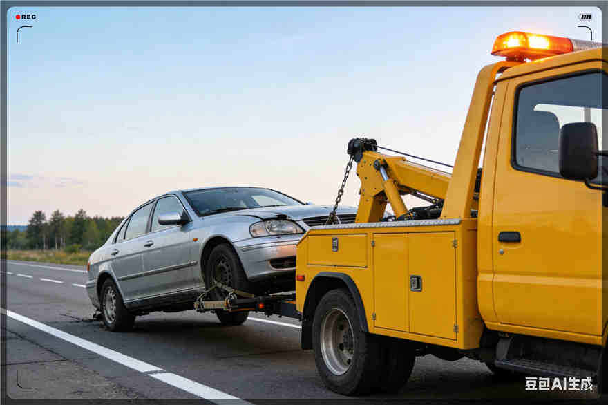 鄞州区拖车救援电话【案例】